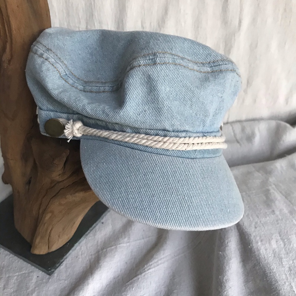 Light blue, denim hat